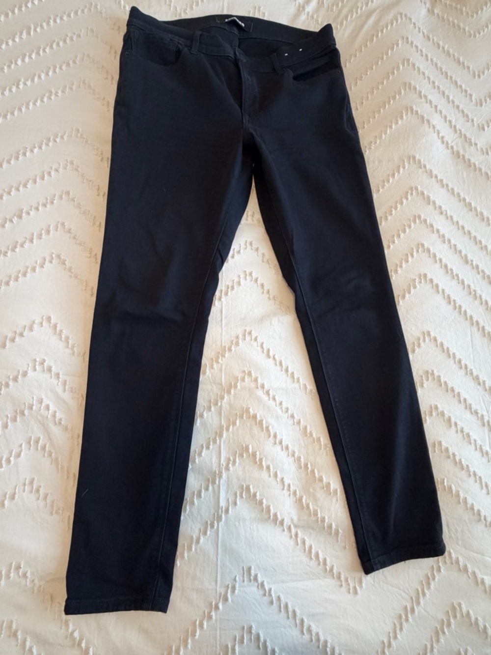 Express High Rise Jeans in Black